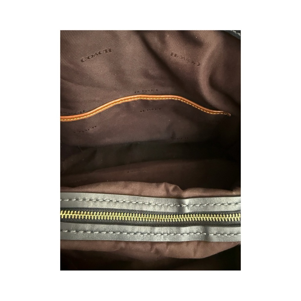 Coach Dalton 31 Horse and Carriage Jacquard Shoulder Bag - Blue Denim. LIKE NEW - Picture 12 of 13